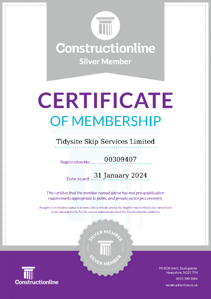 Constructionline Silver Member